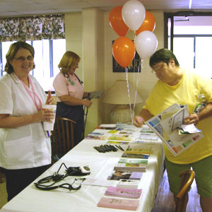 Picture from the Blount County Cancer Screening Event