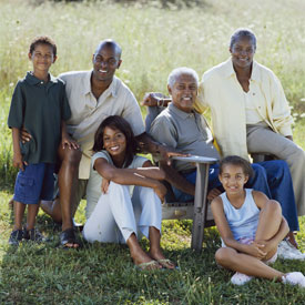 Photo of a family